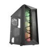 Caja Pc Gaming Fsp Cmt211a Argb / Semi Torre Atx / Panel Cristal Templado Y Malla Frontal / 4 Ventiladores