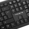 Tacens Anima Ak0es, Teclado Profesional Membrana, Usb 2.0, Negro, Idioma Español