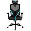 Silla Gamer Thunder X3 Yama1 Negra Y Cyan Rejilla