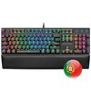 Mars Gaming Mk5bpt, Teclado Mecánico Rgb, Switch Outemu Sq Azul, Idioma Portugués