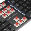 Mars Gaming Mk5, Teclado Mecánico Switch Rojo, Rgb, Software, Reposamuñecas, Us