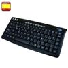 Teclado Con Trackball Inalámbrico Rf Negro Con Cargador