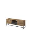 Mesa De Tv Dark Rtv Drtv153 153x39x54 Crema & Gris