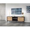 Mesa De Tv Diamond Rtv154 154x39x50 Crema & Negro