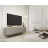 Mesa Tv Oro Mdf Rtv135 135x32x30 Crema & Dorado