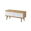 Mesa De Tv Primo Rtv Prtv107 107x40x50 Crema & Blanco