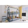 Casa-cama Axel 80x160 Gris