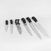 Bloque Cuchillos Cocina Profesional, 7 Pcs.,taco Madera, 5 Cuchillos, Tijeras, Acero Inoxidable Plata  Maestro Mr-1421