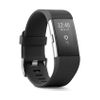 Smartwatch Fitbit Charge 2 L Gran Tamaño Pulsera De Fitness De Silicona Negra