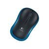 Ratón De Oficina Logitech M186 Azul Bluetooth Usb 1000 Dpi