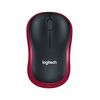 Ratón De Oficina Logitech M186 Rojo Bluetooth Usb 1000 Dpi