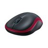 Ratón De Oficina Logitech M186 Rojo Bluetooth Usb 1000 Dpi