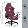 Silla De Oficina Ergonomía De Symino Mp Silla De Carreras Diseño De Silla De Juego Giratoria Rojo Con Soporte Para Pies Para Una Carga De 200 Kilogramos