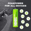 Peakpower Pack 8 Pilas Alcalinas Recargables Aa 2600 Mínima 2300 Mah Nimh