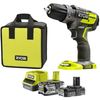 Paquete Ryobi Martillo Perforador Sin Escobillas + 2 Baterías Ryobi