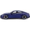 Porsche Taycan Turbo S Azul En Escala 1/24 Bburago 18-21098