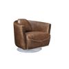 Sillón Clásico Florentin  78.5x85.5x73 Cm Color Marrón Chocolate Venta-unica