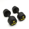 2 Mancuernas De 7 Kg Ziva Classic Studio Negras