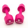 2 Mancuernas De 5 Kg Ziva Chic Studio Rosa