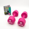 2 Mancuernas De 6 Kg Ziva Chic Studio Rosa