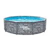 Piscina Tubular Redonda 3,05mx76cm Gris Piedra