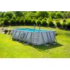 Piscina Tubular Rectangular 400x200x100cm Gris