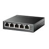 Tp-link Tl-sg105mpe Switch Di Rete L2 Gigabit Ethernet (10/100/1000) Supporto Power Over Ethernet (poe) Nero