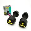 2 Mancuernas De 5 Kg Ziva Classic Studio Negras