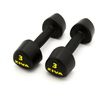 2 Mancuernas De 3 Kg Ziva Classic Studio Negras