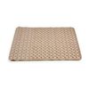 Alfombra De Baño Trenzado Beige Pvc (0,03 X 50 X 50 Cm) (12 Unidades)