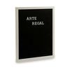 Cuadro Negro Blanco Panel 144 Letras (2,5 X 50,5 X 40,5 Cm) (12 Unidades)