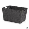 Cesta Negro Tela 10 L (25 X 20 X 35 Cm) (12 Unidades)