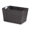 Cesta Negro Tela 10 L (25 X 20 X 35 Cm) (12 Unidades)