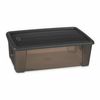 Caja Con Tapa Stefanplast Elegance Gris 19,5 X 11,5 X 33 Cm Plástico 5 L (12 Unidades)