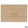 Alfombra Healthy Food 40 X 1 X 60 Cm Beige Poliamida Látex (24 Unidades)