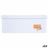 Bote Snacks Blanco Hojalata (11 X 7,1 X 18 Cm) (24 Unidades)