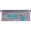 Caja Para Infusiones Organic Tea Gris Hojalata (11 X 7,1 X 18 Cm) (24 Unidades)