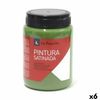 Témpera La Pajarita Mount L-16 Verde Satinado Escolar (35 Ml) (6 Unidades)