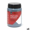 Témpera La Pajarita Metallic L-34 Azul Satinado Escolar (35 Ml) (6 Unidades)