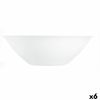 Ensaladera Luminarc Carine Blanco Vidrio (ø 27 Cm) (6 Unidades)