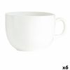 Taza Luminarc Blanc Grande Blanco Vidrio (720 Ml) (6 Unidades)