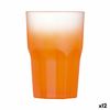 Vaso Luminarc Summer Pop Naranja Vidrio 12 Unidades 400 Ml