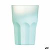 Vaso Luminarc Summer Pop Turquesa Vidrio 12 Unidades 400 Ml