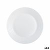 Plato De Postre Luminarc Harena Blanco Vidrio (19 Cm) (24 Unidades)