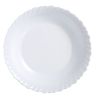 Plato Llano Luminarc Feston Blanco Vidrio (25 Cm) (24 Unidades)