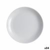 Plato De Postre Luminarc Diwali Gris Vidrio Vidrio Templado (19 Cm) (24 Unidades)