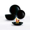 Bol Luminarc Diwali Negro Vidrio Vidrio Templado (14,5 Cm) (24 Unidades)