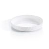 Fuente De Cocina Luminarc Trianon Ovalado Blanco Vidrio (ø 26 Cm) (6 Unidades)