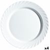 Fuente De Cocina Luminarc Trianon Blanco Vidrio (32,5 Cm) (4 Unidades)