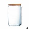 Tarro Luminarc Pav Transparente Vidrio (2 L) (6 Unidades)